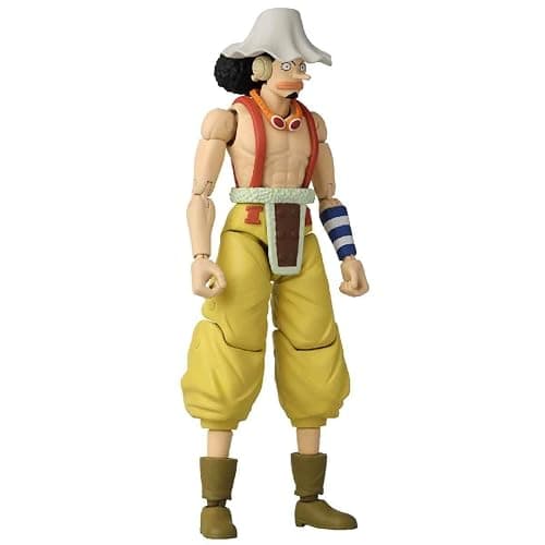 BANDAI Anime Heroes One Piece Figures Usopp Action Figure, 17cm Articulated Usopp Anime Figure with Extra Accessories, One Piece Action Figures Pirate Toys Range, Excellent Anime Gift, (37005) thumbnail 6