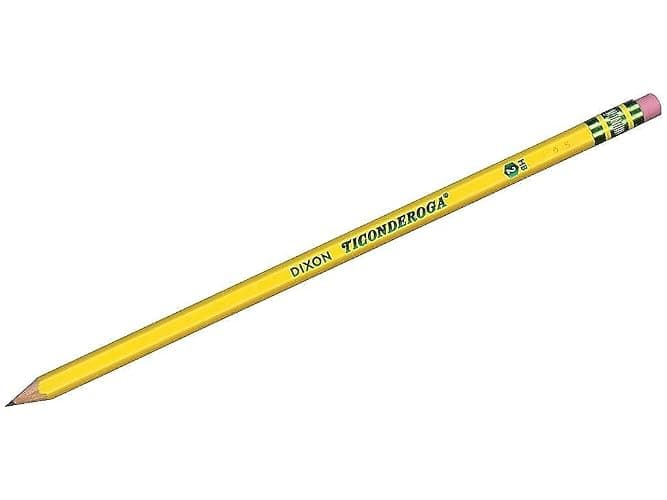 Ticonderoga Wood-Cased Pencils, Pre-Sharpened, 2 HB Soft, Yellow, 72 Count thumbnail 5