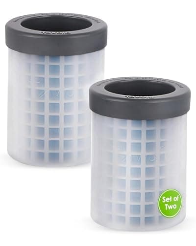 Tovolo Mini Ice Cylinder Squeeze Release Pack of 2 Mini Nugget Ice Maker 200 Cubes Per Mold, BPA Free Dishwasher Safe Compact Mini Ice Cube Cylinder Silicone Molds Compact Design Apartment Essentials  thumbnail 3