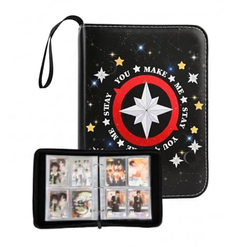 Stray Merch Card Binder for 400 Lomo Cards, Zip Card Album with Wrist Strap, Stray Photo Card Holder, Stray Gifts and Stray Merchandise - Image 1