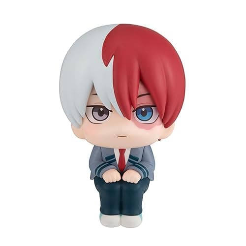 MHA Look up Figures Izuku Midoriya Action Figure Sitting Pose 3.94" Cute Anime Figurine Todoroki Shouto Figure Statue Collectibles Gift - Image 1