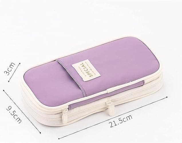 Arnuixty Large Storage Pencil Case Pen Bag with Zipper Big Capacity Pouch Organizer for Office Travel Holder Box thumbnail 3