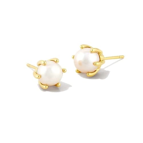 Kendra Scott Ashton Pearl Stud Earrings - Image 1