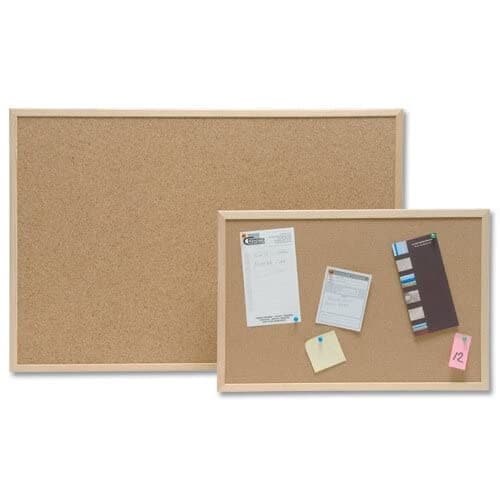 Q-Connect Lightweight Cork Noticeboard 600 x 900 mm thumbnail 4