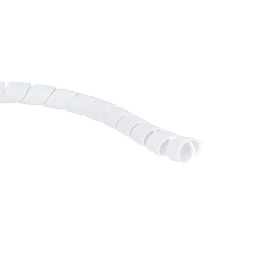 HUIOP 8mmx2m Spiral Cable Wrap Winding Wire Manager Electric Scooter Brake Cable Organizer PP Wire Protective Sleeve Cover Tube,Winding Wire Manager, White thumbnail 5