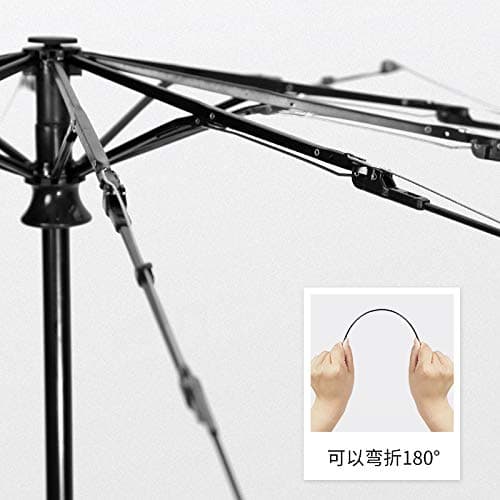 SIEPASA Windproof Travel Compact Umbrella-Automatic Umbrellas for Rain- Small Portable Windproof Umbrellas for Men Women Teenage. (White Polka Dots) thumbnail 7
