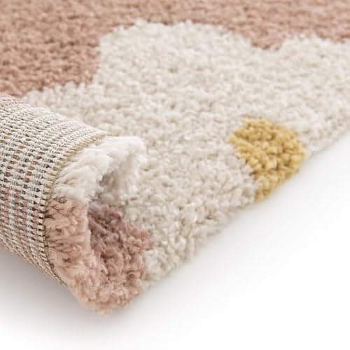 Decoweb Tapis Fleurs maximalistes - Apolline - Rose - 120 x 170 cm thumbnail 3