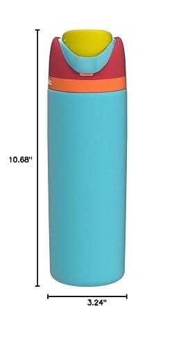 Owala FreeSip Insulated Stainless Steel Water Bottle with Straw, BPA-Free Sports Water Bottle, Great for Travel, 24 Oz, Summer Sweetness thumbnail 2