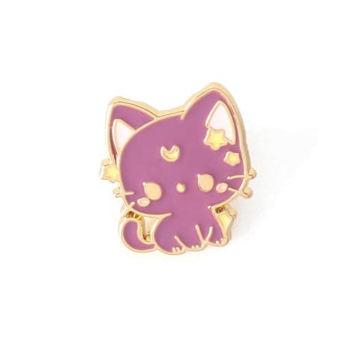 2pcs Anime Cat Brooch Pins For Women Enamel Pins for Backpacks Clothing Jackets Hats Cat Decoration Lady Gifts thumbnail 6