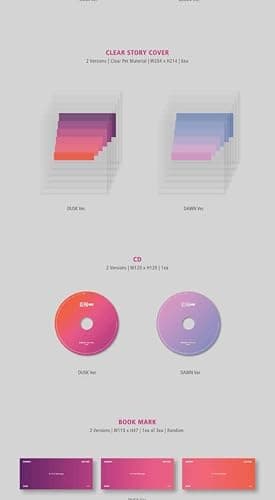 Enhypen Border : Day One 1st Mini Album Dawn Version CD+136p PhotoBook+Clear Story Cover+1p Bookmark+2p PhotoCard+1p PostCard+Tracking Sealed thumbnail 3