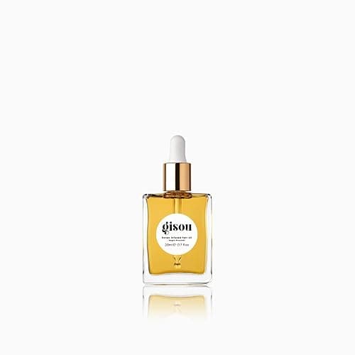Gisou Honey Infused Hair Oil Mini - Hydrating & Frizz Control Treatment with Mirsalehi Honey, Adds Shine & Heat Protectant for All Hair Types, 0.7 Fl Oz - Image 1