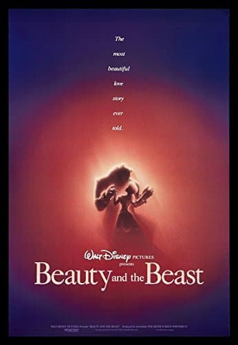 Prague "Beauty And The Beast" Silk Movie Poster 24X36 Inches 1991 - Image 1