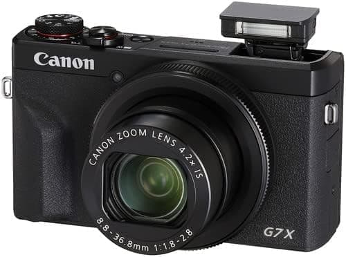 Canon PowerShot G7 X Mark III Digital Camera (Black) (3637C001), 64GB Memory Card, NB13L Battery, Corel Photo Software, Charger, Card Reader, Bag, Flex Tripod + More thumbnail 8
