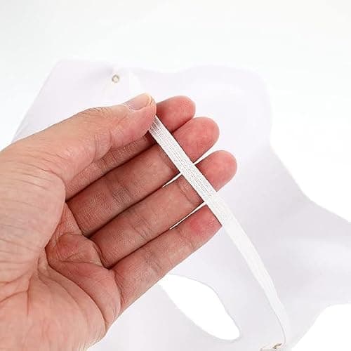 Musaner 20 PCS Cat Mask DIY White Therian Masks to Paint Blank Animal Dress Up Masks for Holiday Party Cosplay, 7.1X6.7in thumbnail 3