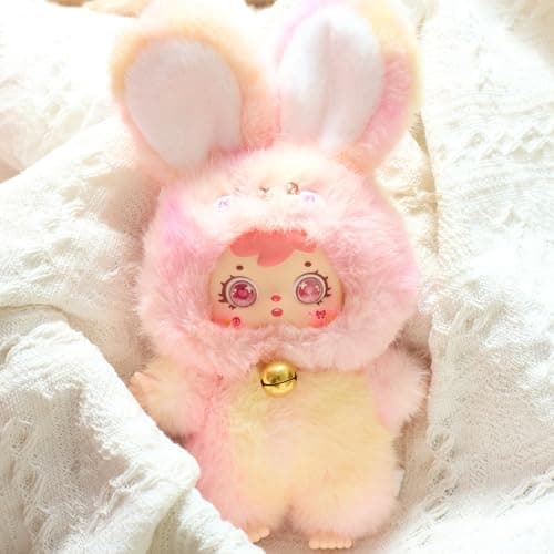 Samuel Magic Bunny Series - Plush Pendant Blind Box, Blind Box Figures, Random Cute Figures Collectible Home Decorations Birthday Gifts (Bunny (Single Box)) thumbnail 5