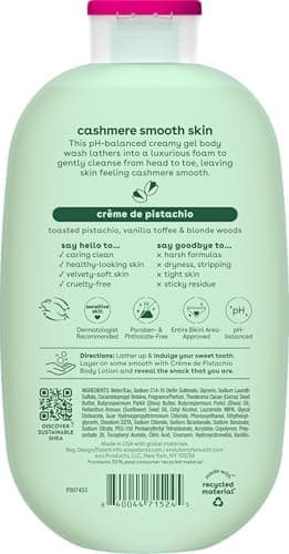 eos Cashmere Body Wash – Crème de Pistachio, Moisturizing Body Wash, Creamy Gel Formula, with Shea Butter, Glycerin, Vitamin E, pH Balanced, Sensitive Skin, Vegan, 16 fl oz thumbnail 9