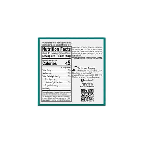 ICE BREAKERS Wintergreen Sugar Free Mints Tins, 1.5 oz (8 Count) thumbnail 2
