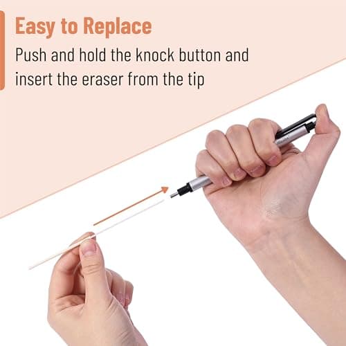 Mr. Pen- Pen Style Eraser Set, 2 Pack, Square & Round Tip thumbnail 5