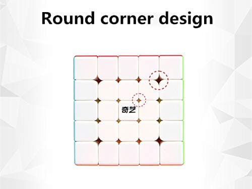 BestCube 5x5 Speed Cube Stickerless Puzzle Toys Gift (Qizheng Version) thumbnail 4
