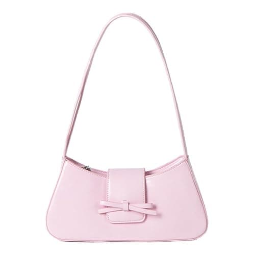 KAMEILONG Trendy Red Shoulder Bag for Women Patent Leather Hobo Handbags Y2K Purses Clutch Bag Cute Bow Purse - Image 1