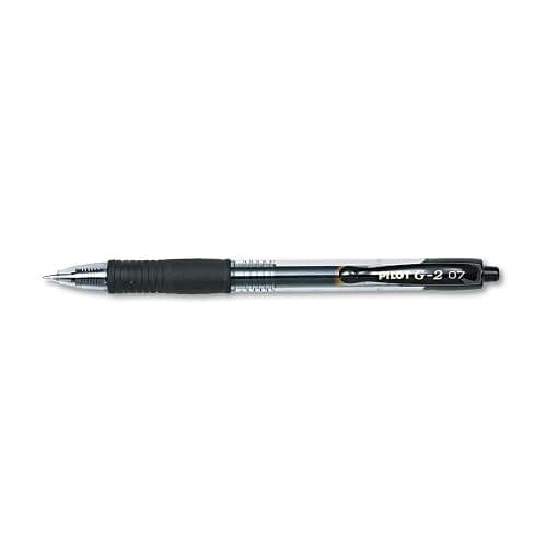 Pilot G2 Premium Gel Roller Pens 0.7, Fine Point Smooth Writing Pens Black, Pack of 12 thumbnail 5