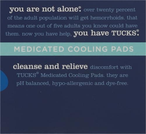 TUCKS Medicated Cooling Pads, 100 Count – Pads with Witch Hazel, Cleanses Sensitive Areas, Protects from Irritation, Hemorrhoid Treatment, Medicated Pads Used By Hospitals thumbnail 15