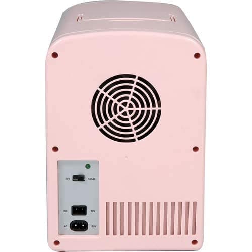 Frigidaire EFMIS175-PINK Portable Mini Fridge-Retro Extra Large 9-Can Travel Compact Refrigerator, Pink, 5 Liters & EFMIS129-WHITE 6 Can Beverage Cooler, White,4 Liters thumbnail 5