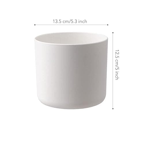 TwoDays Off-White Inspired Sneaker Planter, Hypebeast Room Decor, Small 5 Inch Cylinder White Plastic Indoor Plant Pot with Built in Drainage Hole, Mini Flower Pot, Sneakerhead Gift. thumbnail 3