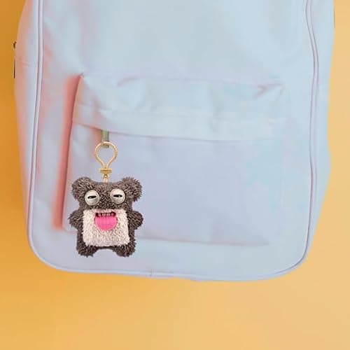 Candide, Fuggler, Key Rings, Scarescome Square Bear, 5" Plush Keychain thumbnail 4