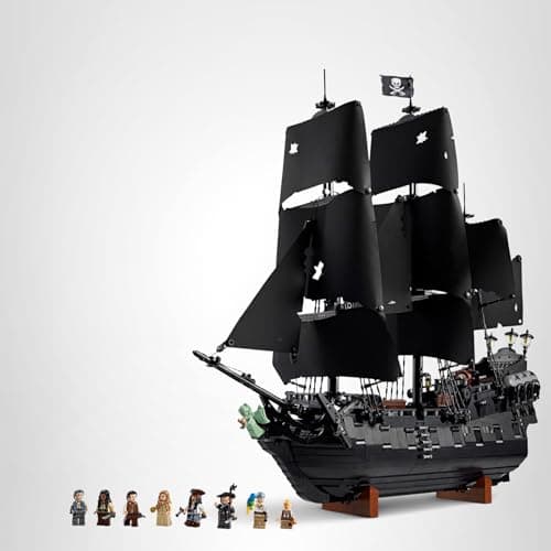 LEGO Icons Captain Jack Sparrow’s Pirate Ship Building Set for Adults, Ages 18+ - Room Decor for Office, Bedroom or Shelf - Collectible Black Pearl Ship for Pirates of The Caribbean Fans - 10365 thumbnail 8