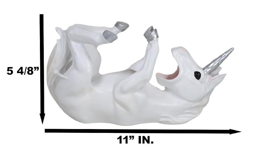 Ebros Wine of Sacred Purity Unicorn Wine Holder Figurine Kitchen Decoration Mystical Unicorn Glade Statue thumbnail 3