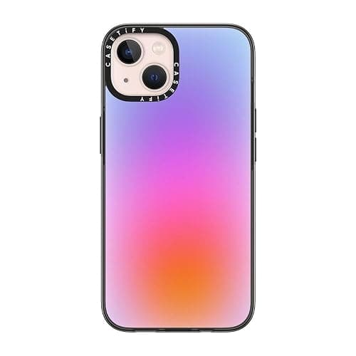 CASETiFY Compact iPhone 13 Case [4 ft. 2X Military Grade Drop Protection/Slim/Lightweight] - Color Cloud - Clear Black - Image 1