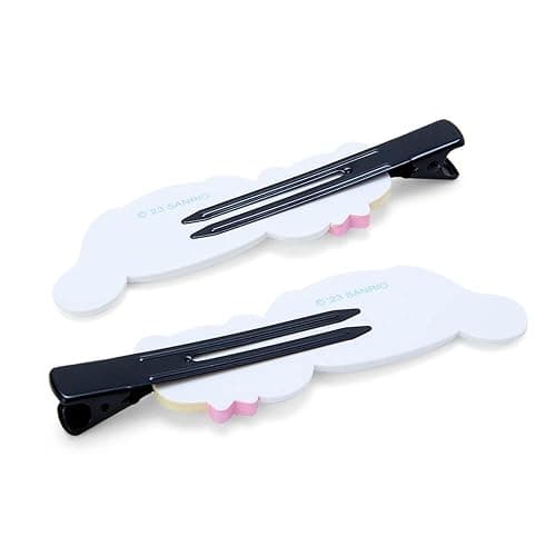 SANRIO Cinnamoroll Long Bangs Clip, 2 Pack, White, 10 x 14 1.5 cm (3.94 5.51 0.59 inch), Hair Clip for Young Girls & Children, Unisex, ABS Plastic thumbnail 3