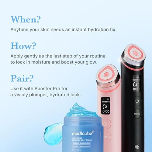 medicube Viral Jelly Cream Duo: Hyaluronic Acid and Collagen Jelly Cream for Boosting Radiance and Glow | Collagen, Hyaluronic Acid | Korean Skincare, Gifts for Women, Skin Care Set thumbnail 9