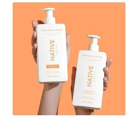 Native Moisturizing Conditioner, Sweet Peach & Nectar, Sulfate & Paraben Free, 16.5 Oz thumbnail 5