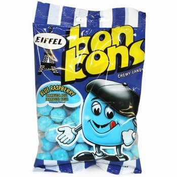 Eiffel Bon Bons Variety 2 Pack, 4 Ounce Each (Pack of 2) Blue Raspberry & Strawberry, Chewy Candy Snack, The Hampton Popcorn & Candy Company thumbnail 5