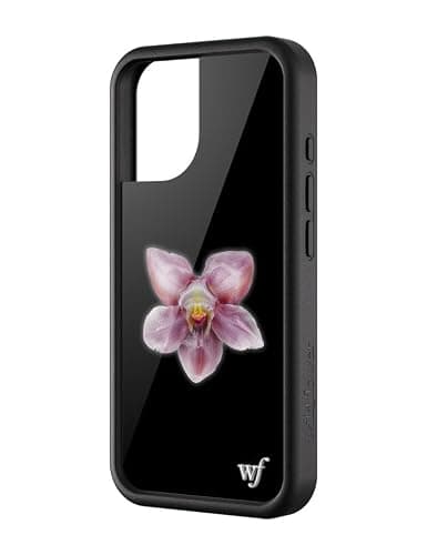 Wildflower Cases - Compatible with iPhone 17 | Protective Black Bumper, 4ft Drop Test Certified, Women Owned Small Business | Orchid - Classic Purple Art Flower Trendy Cute Floral thumbnail 2
