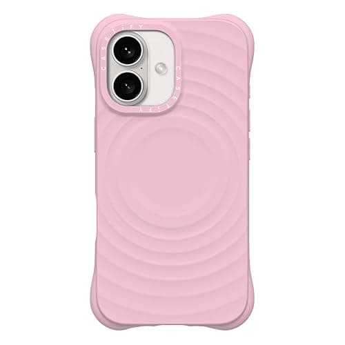 CASETiFY Ripple Case for iPhone 16 [Silicone / 6.6 ft. 2X Military Grade Drop Protection/Compatible with Magsafe] - Primrose Pink - Primrose Pink - iPhone 16 (6.1") - Image 1