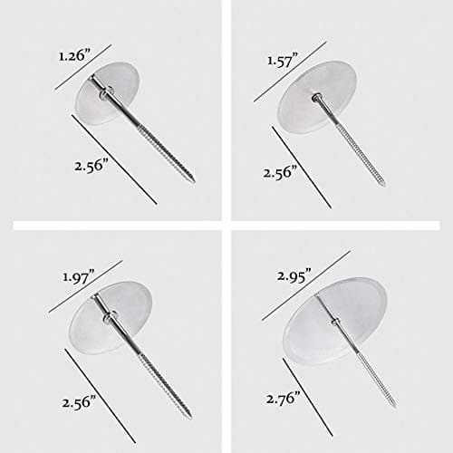 6PCS Cake Flower Nail and Flower Lifters Set, Stainless Steel Cake Cupcake Decor Baking Tools for Icing Flowers Decoration (4 Sizes) thumbnail 4
