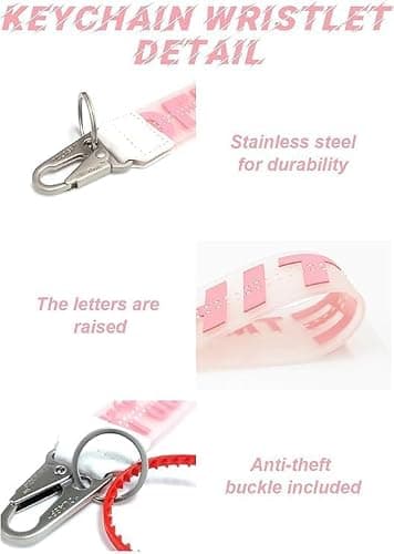 AllStyle By Patel Compatible Wristlet Strap for Key, Classic Hand Wrist Keychain Lanyard Key Chain Holder for Men and Women thumbnail 4