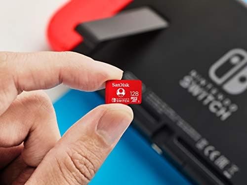 SanDisk 128GB microSDXC card for Nintendo Switch consoles, Nintendo Licensed Product, up to 100 MB/s, more place for games, UHS-I, Class 10, U3, Super Mario Super Mushroom - 128GB - Super Mario Super Mushroom thumbnail 6