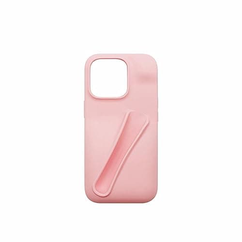 Jtsery Lipgloss Holder Case for iPhone 16, Lip Gloss Case Lipstick Lip Glaze Stylish Silicone Funny Women Girls Cover for iPhone 16 6.1 inch 2024 (Pink) - Image 1