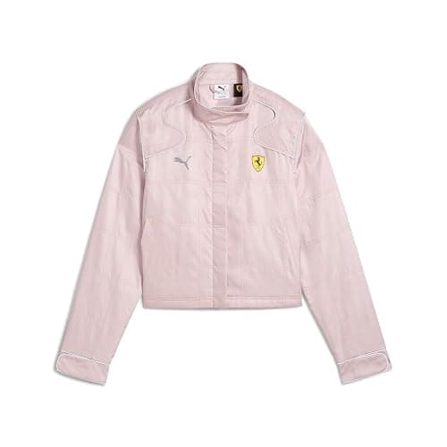 PUMA Womens Scuderia Ferrari Premium Racing Jacket Athletic Outerwear Casual - Pink - Image 1