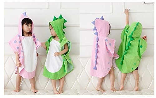 Maleroads Soft Cotton Baby Bath Towel Beach Towel Bathrobe for Kids 0-8 years thumbnail 3