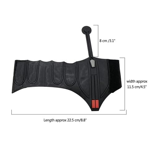 Spider Web Shooters Cosplay Launcher Bracers - Movie Figure Wrist Toy Accessories, Black Props Decorate Gift (Not Included Gloves) thumbnail 2