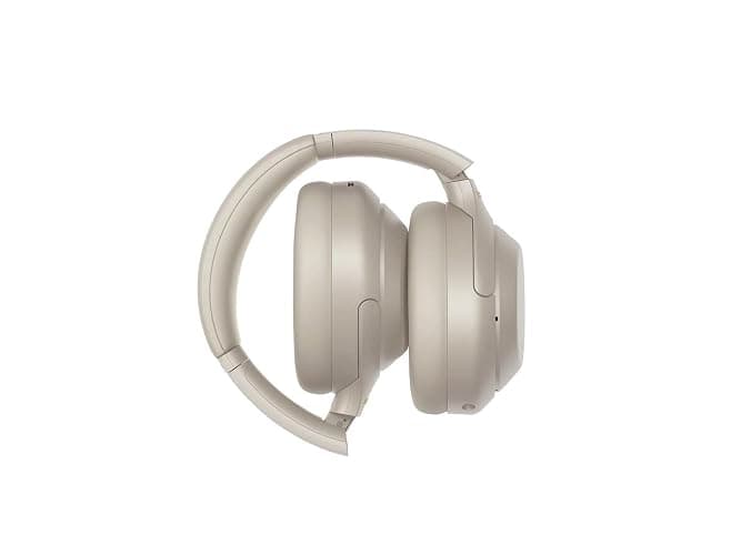 Sony WH-1000XM4 Noise Cancelling Wireless Headphones - 30hr Battery Life - Over Ear Style - Optimised for Alexa and Google Assistant - Built-in mic for Calls - Silver International Version - Silver/Gold thumbnail 9