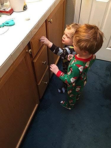 20 Pack Magnetic Cabinet Locks Baby Proofing - Vmaisi Children Proof Cupboard Drawers Latches - Adhesive Easy Installation thumbnail 9