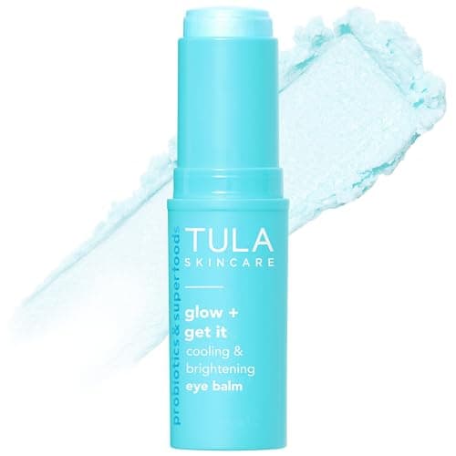TULA Skin Care Eye Balm Glow & Get It - Dark Circle Treatment, Instantly Hydrate and Brighten Undereye Area, Portable and Perfect to Use On-the-go, 0.35 oz. - Image 1