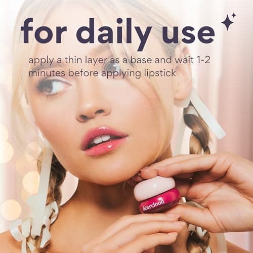 dearcloud Dewy Lip Jam – Hydrating Lip Balm & Gloss with Vitamin E, Korean Skincare (Passion Fruit) thumbnail 6