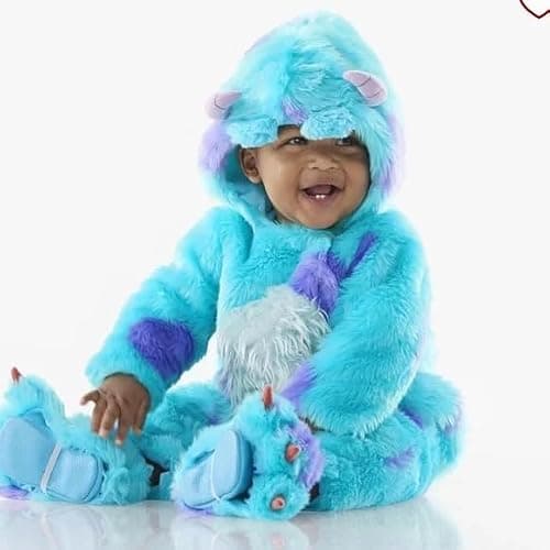 Eadrioss Cute Animal Costume for Toddler Baby Girl Boy Halloween Costume Fuzzy Warm Fall Winter Clothes Halloween Gifts thumbnail 2